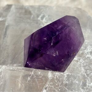 Deep Purple Amethyst Polished Freeform Point